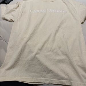 Chico's Toxicos Beige Short Sleeve Tee